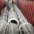 Molde de acero de poste de hormigón prefabricado